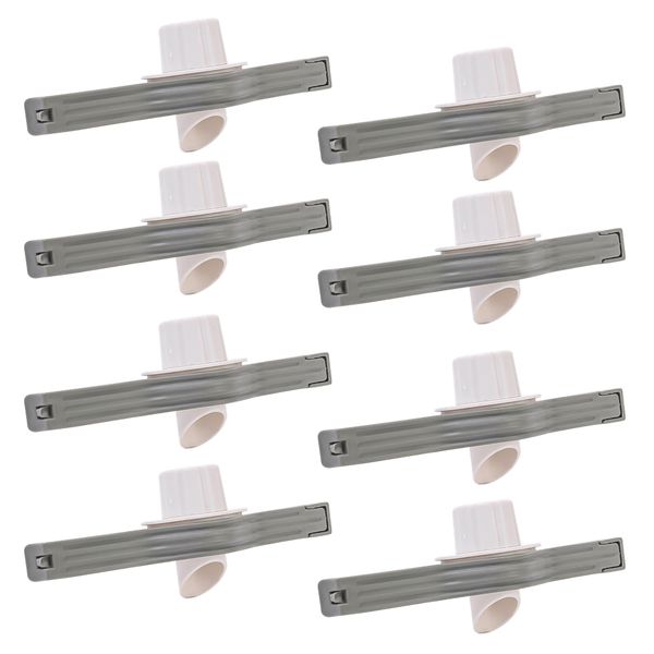 Home Reusable Food Bags Sealing Clip with Pour Spout - Set of 8