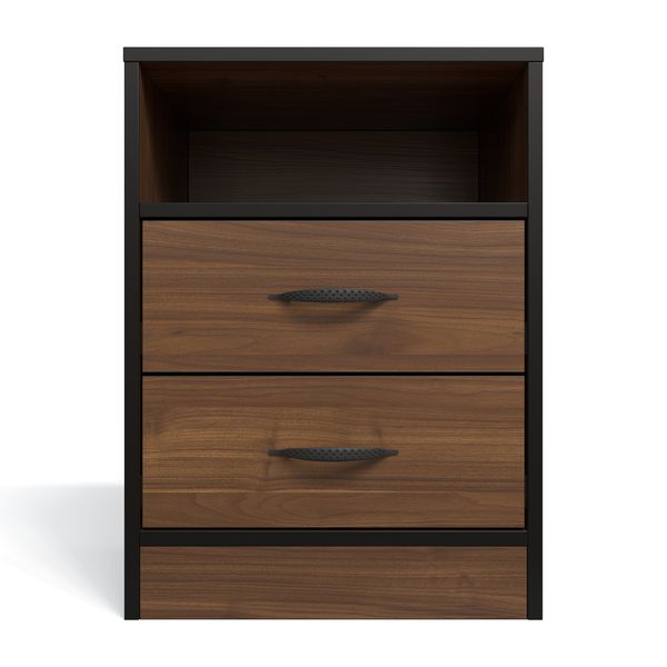 Price Cut - Foundation Two Drawer Bedside Table