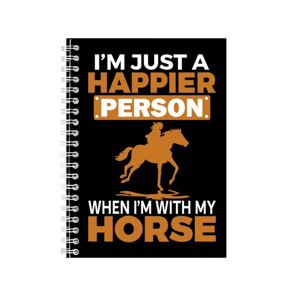 Horse Notebook Equestarian Gift Idea Writing Book Notepad Pad 31