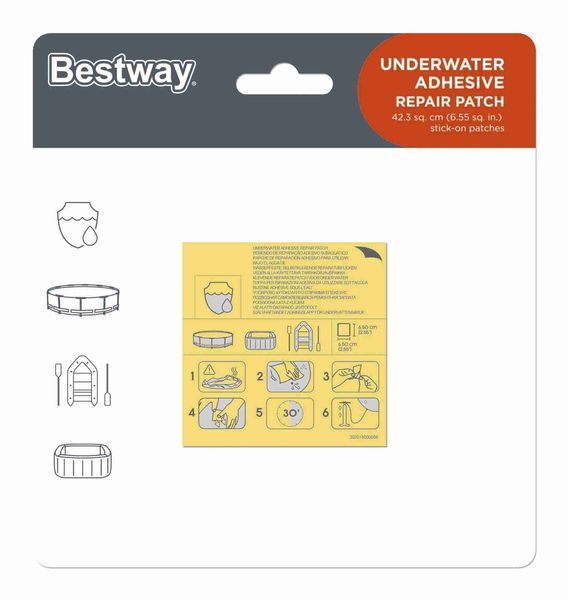Bestway - Underwater Adhesive Repair Patch - Clear