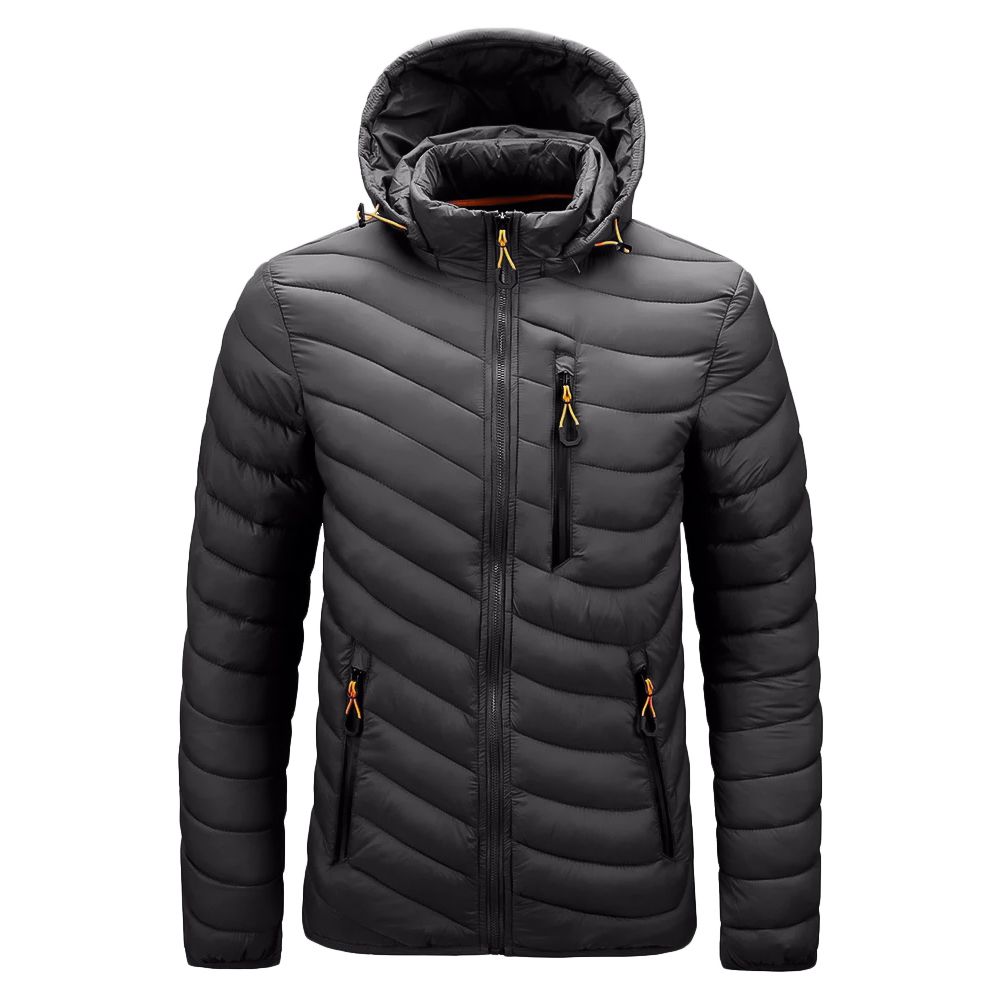 Black Men s Hooded Winter Jacket Buy Online In South Africa 