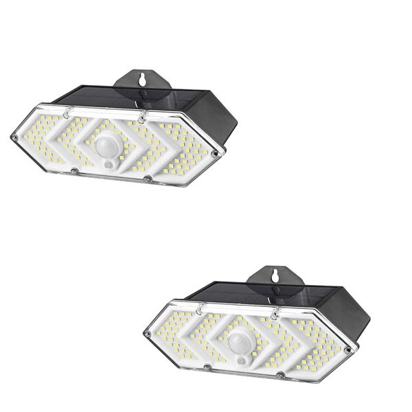 2 Set Of Rechargeable Solar Sensor Interaction Wall Lamp FA-105