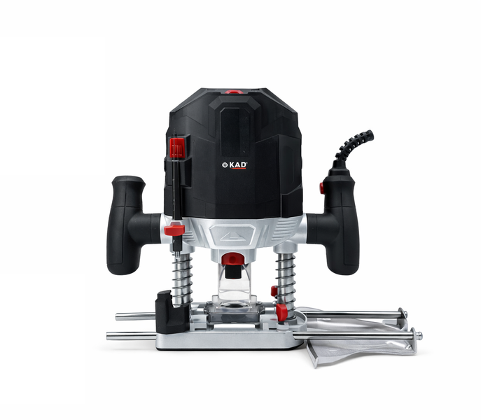 1600W Electric Wood Router - KAD Plunge Router with 8mm Collet