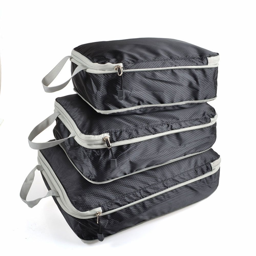 3 Pieces Travel Storage Bag Compressible Packing Cubes | Shop Today ...