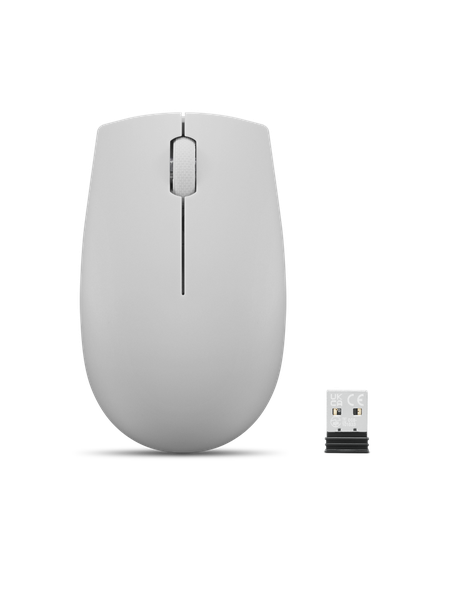 Lenovo 300 Wireless Compact Mouse - Arctic Grey