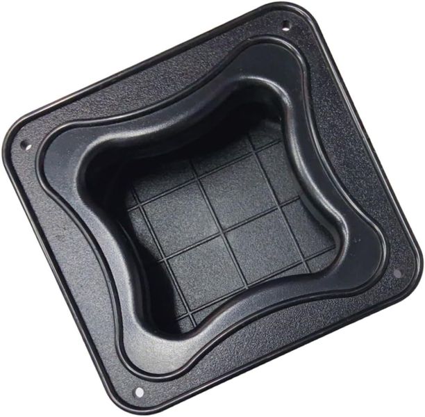 Black Plastic C-Type Handle for Cabinets and Stage Speakers