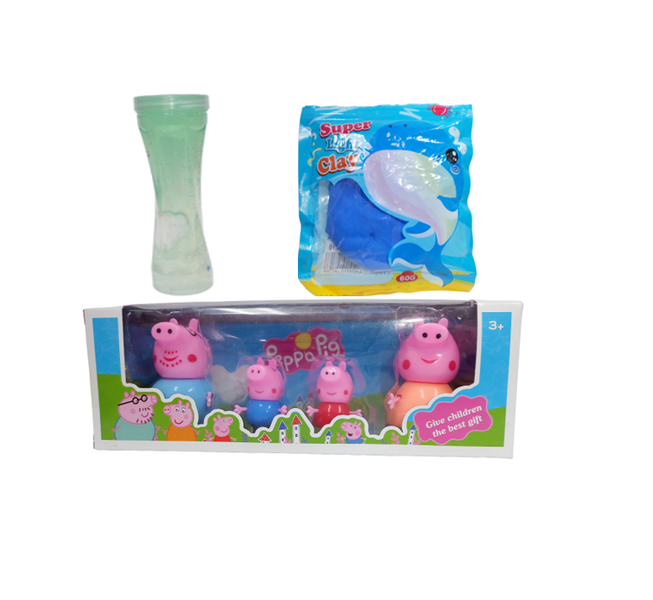 Peppa Pig Family, Slime and Super Light Clay