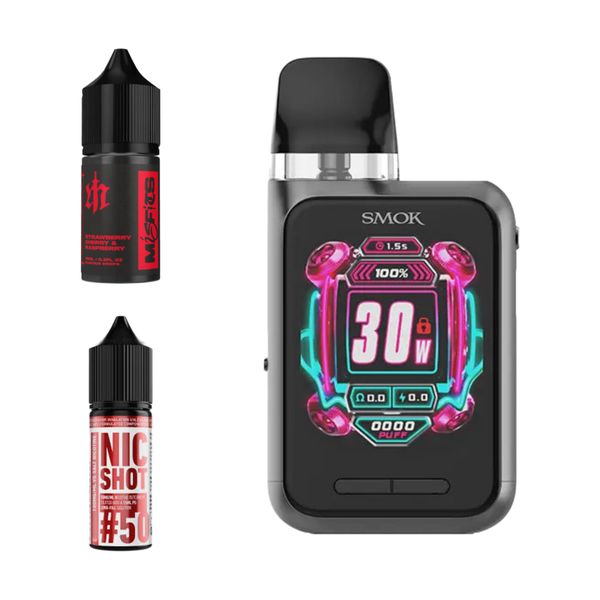 Smok Novo GT Box Pod MMF System Kit Combo Starter Pack - Gunmetal
