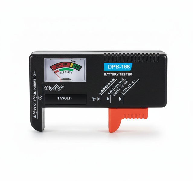Daily Power Digital Battery Tester for 1.5V and 9V Batteries