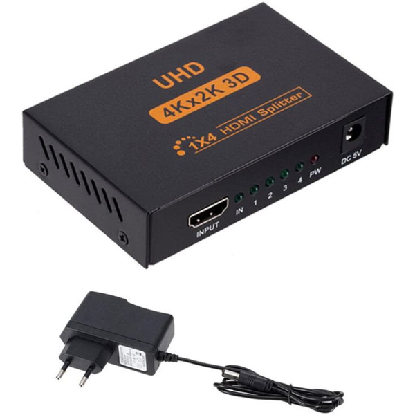 1x4 1080p Full HD HDMI Splitter