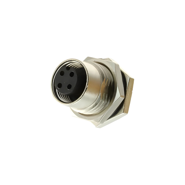 PM12AF4R-S/9 M12 A Code Female 4-Pin Circular Connector IP67 Solder PG9