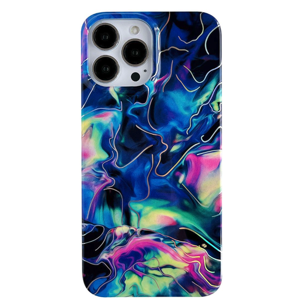 Colorful Laser Marble Design Phone Cover for iPhone 11 Pro Max