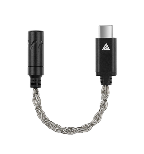 QKZ - TC Max - USB Type-C to 3.5MM - DAC Audio Adapter - Black