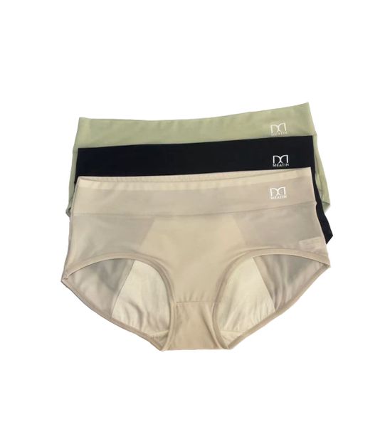 Teenage Girls Light Flow Cotton Menstrual Underwear 3 Pack