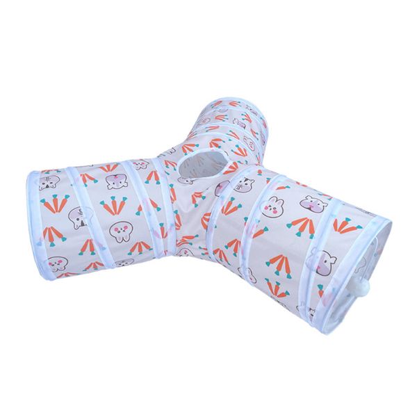 3 Ways Cat Tunnels Toy for Puppy Kitty Kitten Rabbit