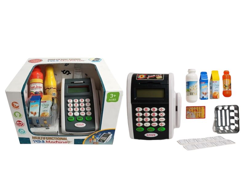 Multifunctional POS Cash Register Toy with Light and Sound