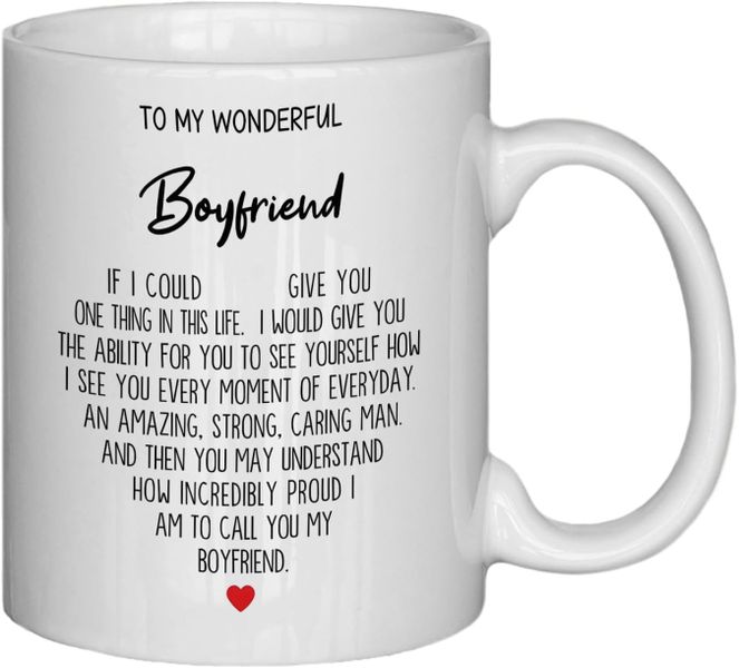 To my boyfriend... -Father's day-Mother's day-Valentines-Christmas Mug