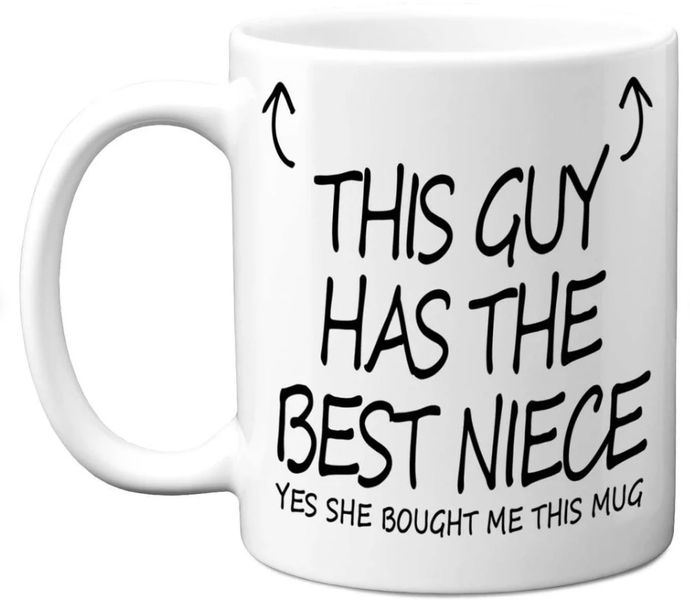 This Guy Has The Best Niece Birthday Christmas Uncle Gift Coffee Mug