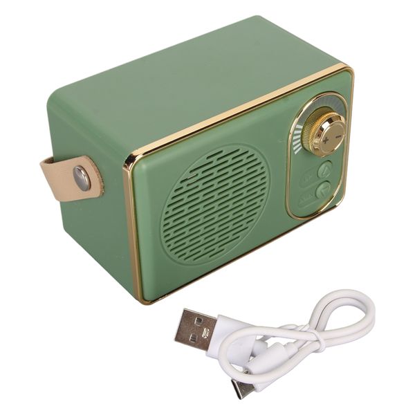 Retro BT Speaker, 5.0, MP3, Green