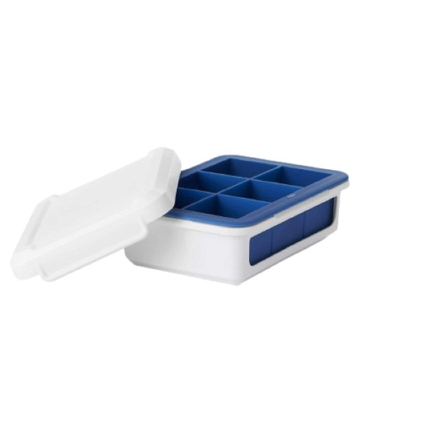 Covered Silicone Ice Cube Tray