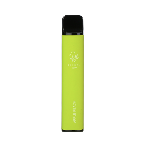 Elf Bar- Disposable Vape Apple Peach 1500 Puffs x 20