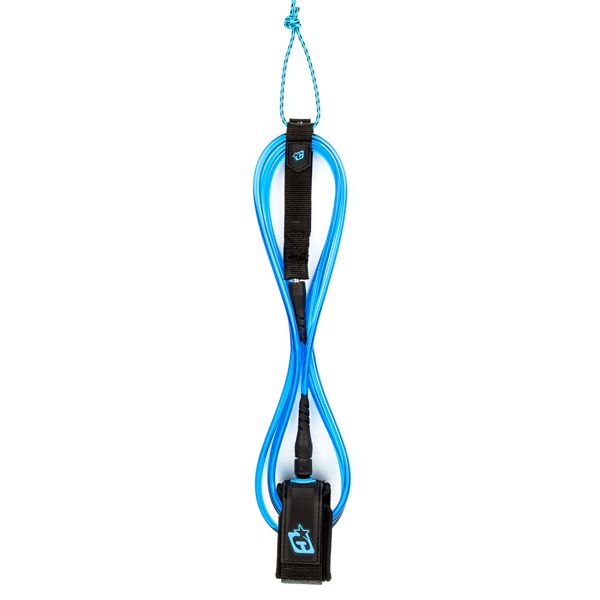 Creatures Longboard Ankle 9 Leash : Blue Black (LLA9009BLongboardK)