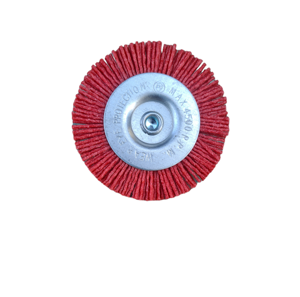 Wow Tools Nylon Wheel Brush 75 x 6mm Shank
