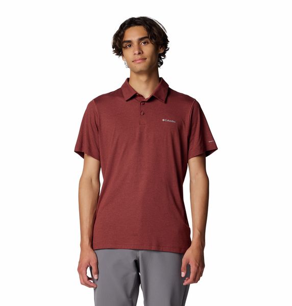Columbia Men's Tech Trail Polo Spice Heather