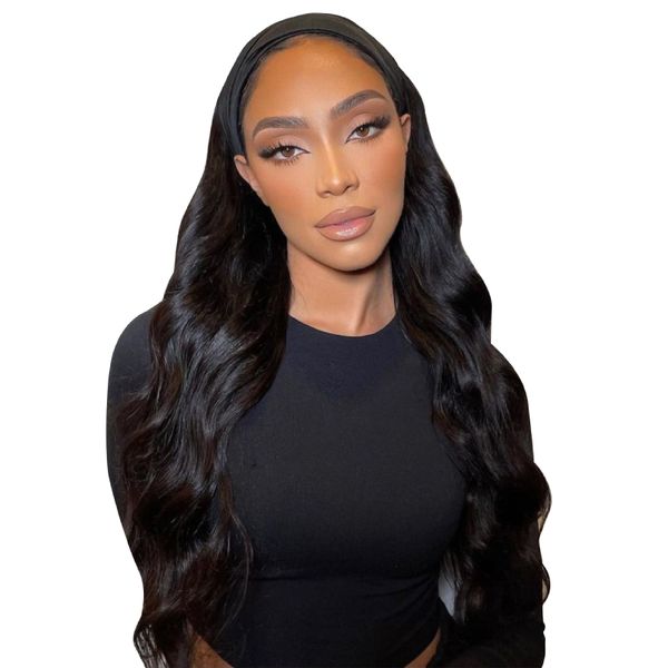 Glueless Long Wavy 26inch Headband Wig