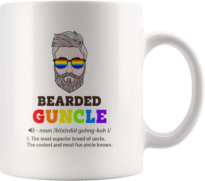 Bearded uncle-Father's day-Mother's day-Valentines-Christmas Mug