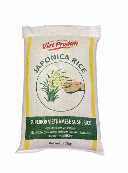 Viet Produk Japonica Rice 25kg