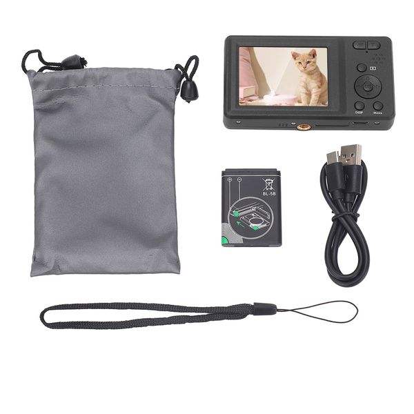 68MP 4K Travel Camera - 2.7" HD, 16X Zoom, Anti-Shake