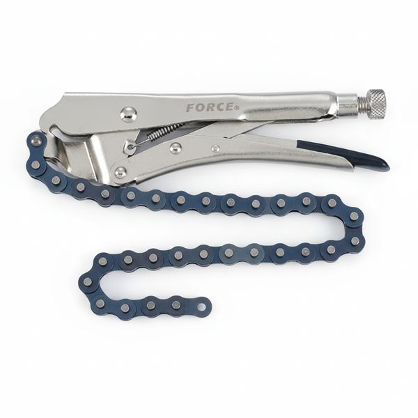 Force Chain Locking Plier, 175 mm Steel Jaws for Clamping &amp; Twisting