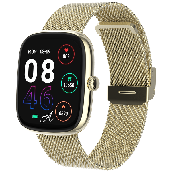Volkano Ayla Collection Smartwatch with Milanese Strap