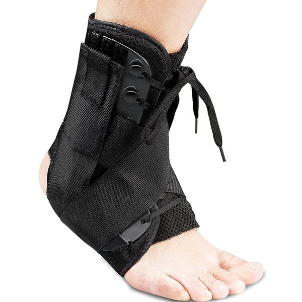 Laced Ankle Guards Support Brace Sports for Sprains &amp; Injuries