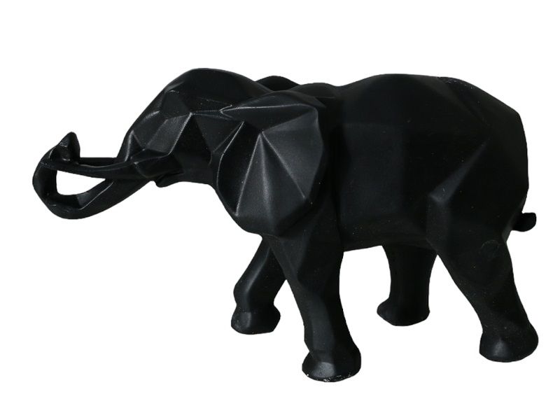 Elephant Geometric Sculpture