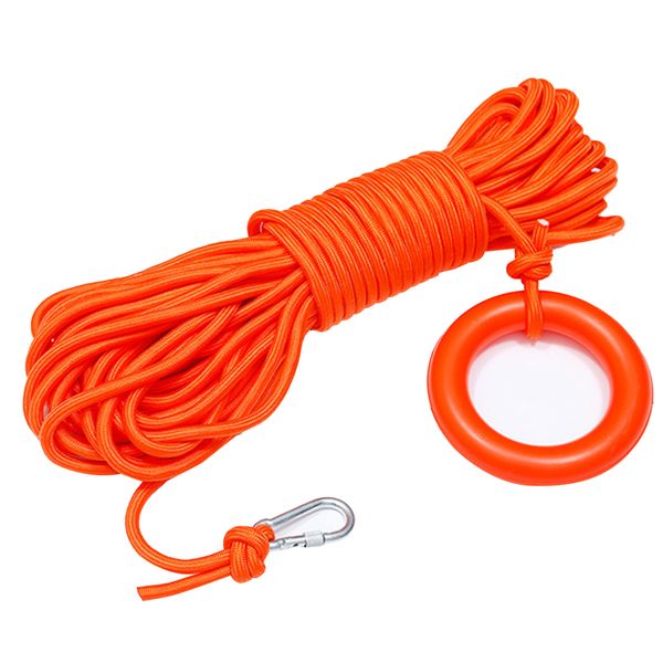 50m Water Floating Lifesaving Rope Safety Ring Throwable Rescue Device