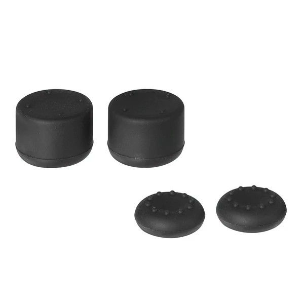 TY-0817 - Pack of 4 Replacement Thump Grips for PS5 Controllers - Black