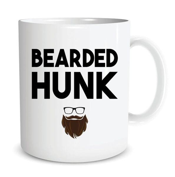 Bearded Hunk Father's Day - Mother's Day-Valentines Mug