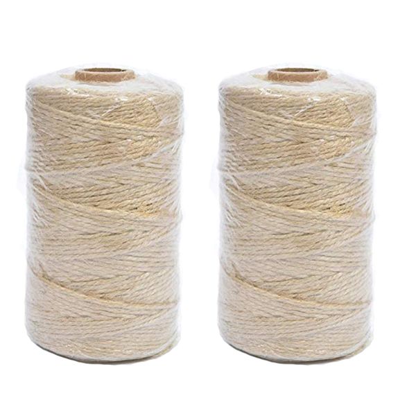 Natural Hemp Rope 100g set of 2