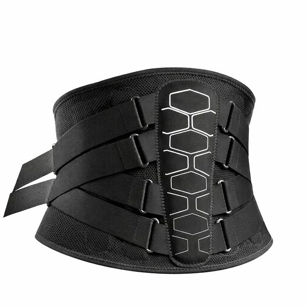 QYNIAL Back Brace Lumbar Support Belt Soft Breathable 3D Knit Materia