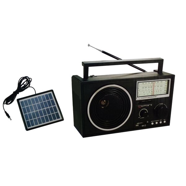 Studio 07- Old School Radio (With Solar Panel)