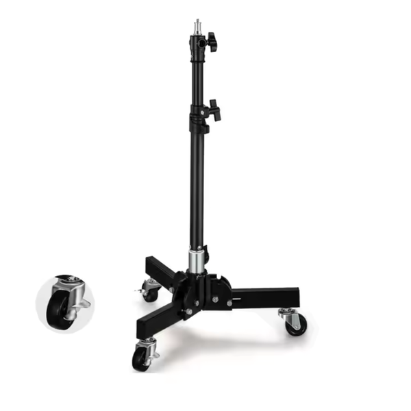 Heavy-Duty Collapsible Light Stand with Wheels