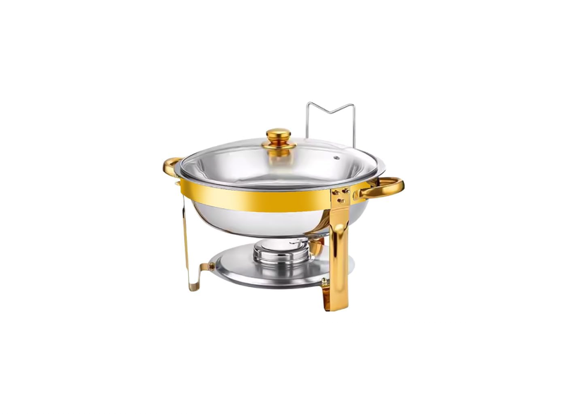 7 QT Chafing Dishes for Buffet - Round Chafing Dish Buffet Set