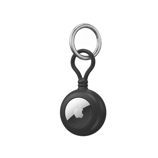 Kids AirTag Silicone Case GPS Tracker With Compass Outdoor Anti-Lost(Black)