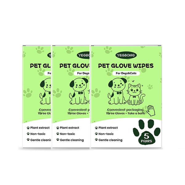 Disposable Bathing And Cleaning Disposable Gloves For Pets
