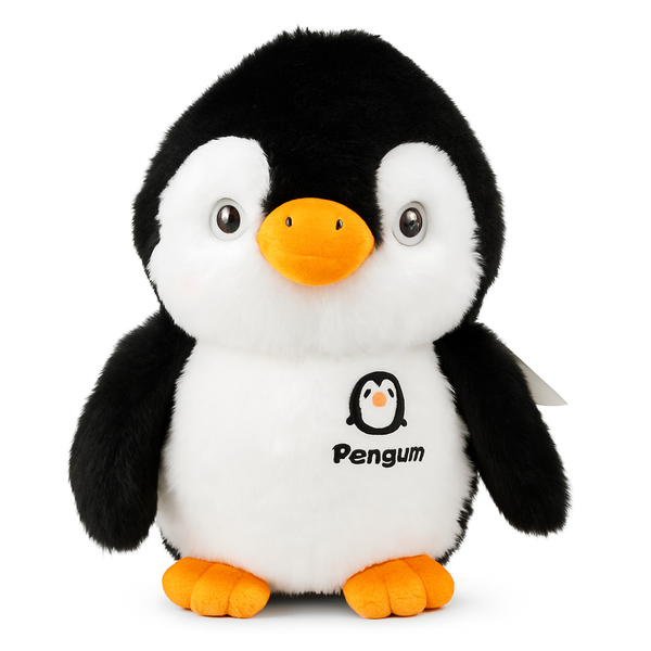 Kids Penguin Toy - Black, Fun, Soft, Playtime