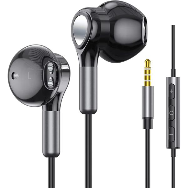 Wired Headphones In Ear Headset Earphone Stereo Earbuds Microphone
