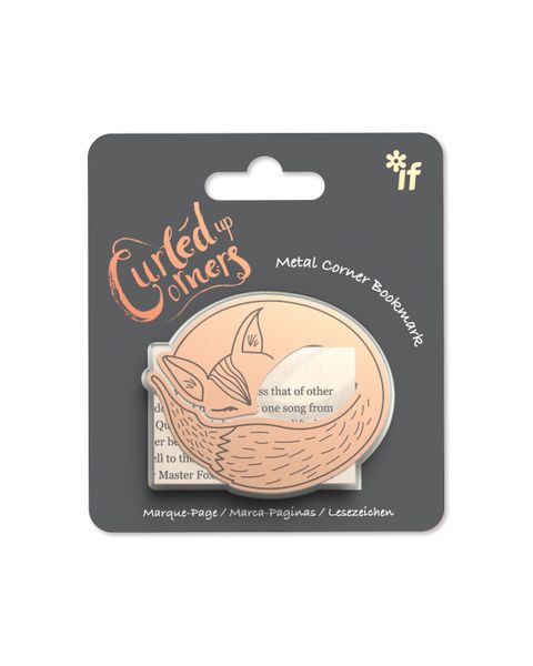 Curled Up Corners Bookmarks - Furled Fox