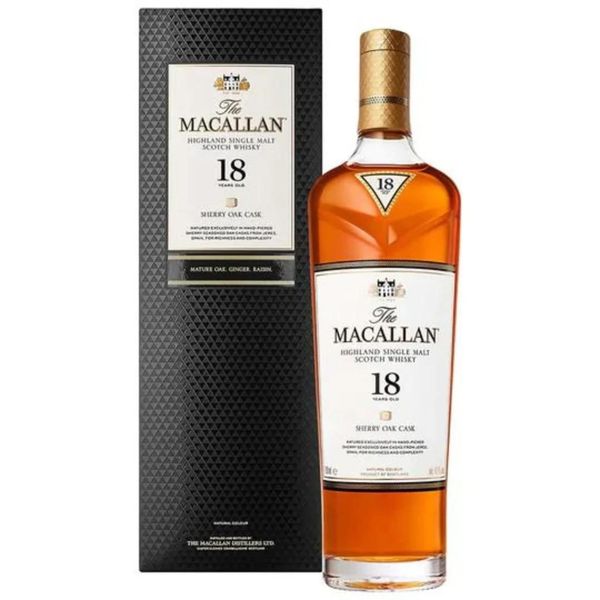 The Macallan Single Malt 18 Year Old Sherry Oak